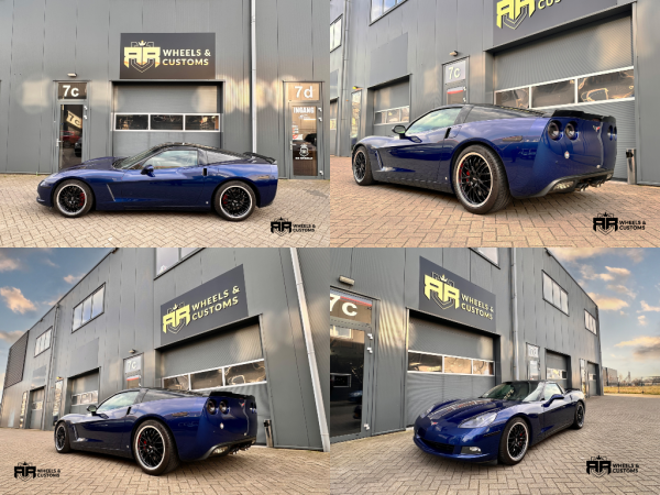 Corvette C6 Cray EAGLE Gloss black w/ mirror cut lip 19 ET: 69 Inch 19 J : 10.5  Cray EAGLE Gloss black w/ mirror cut lip 18 ET: 50 Inch 18 J : 9