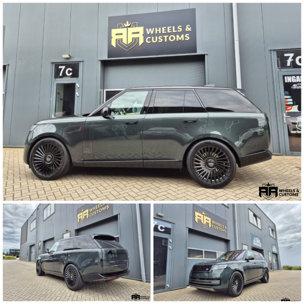 New Ranger Rover voorzien van RIVIERA FG2 velgen incl. floating caps in 22 inch x 10J ET35 5x120
