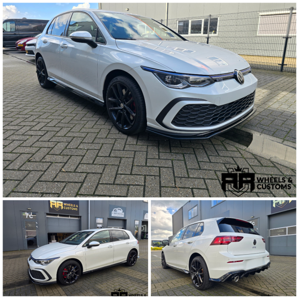 Volkswagen Golf 8 GTE voorzien van Maxton Design onderdelen