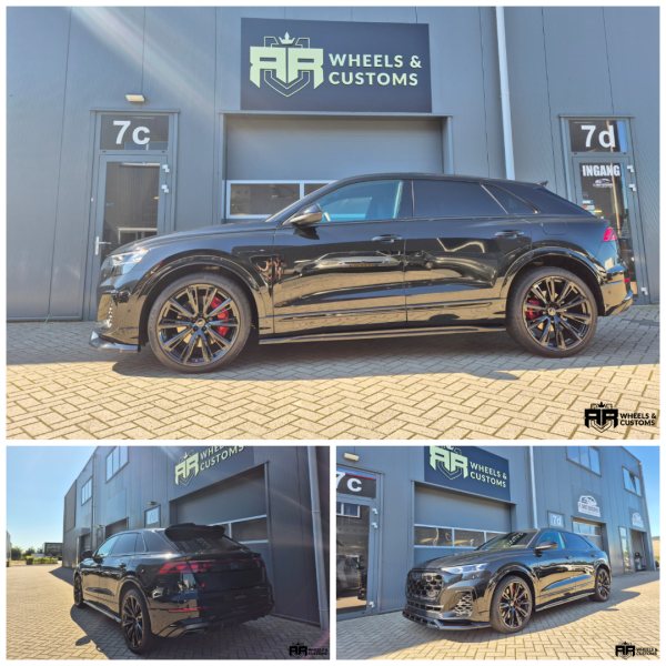 Audi Q8 voorzien van een Maxton Design pakket 