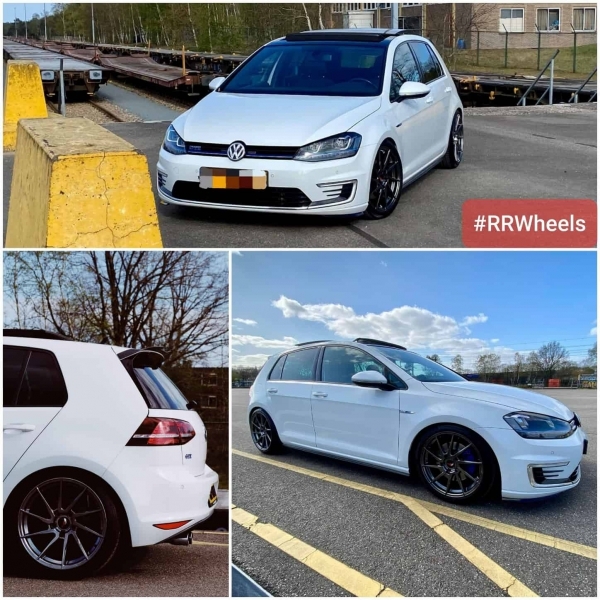 Volkswagen Golf 7 voorzien van 18 inch JR36 8J en 9J velgen