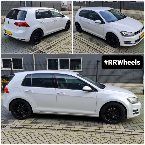 Volkswagen Golf 7 voorzien van 18 inch VW pretoria velgen in 5x112 8J ET45 inclusief nieuw Vredestein Quatrac Pro in de maat 225 40 18.