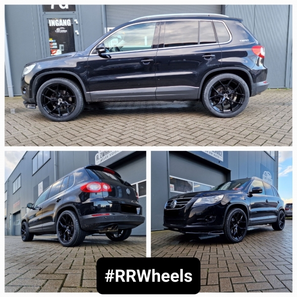  Deze Volkswagen Tiguan hebben we voorzien van 20 inch velgen van JF Luxury in 5x112 8.5j ET38 inclusief Hankook banden in 255 40 20!