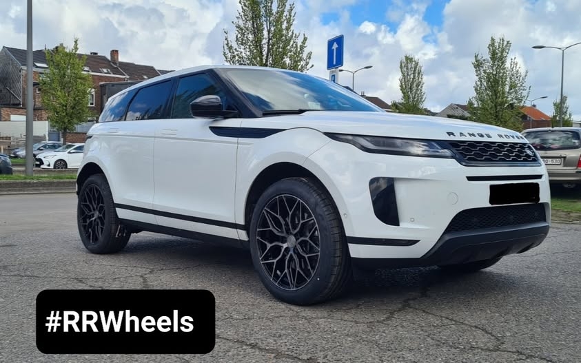 Range Rover Evoque - 20 inch Riviera RF108 Black Polished Dark Tint - 5x108 8.5J ET35