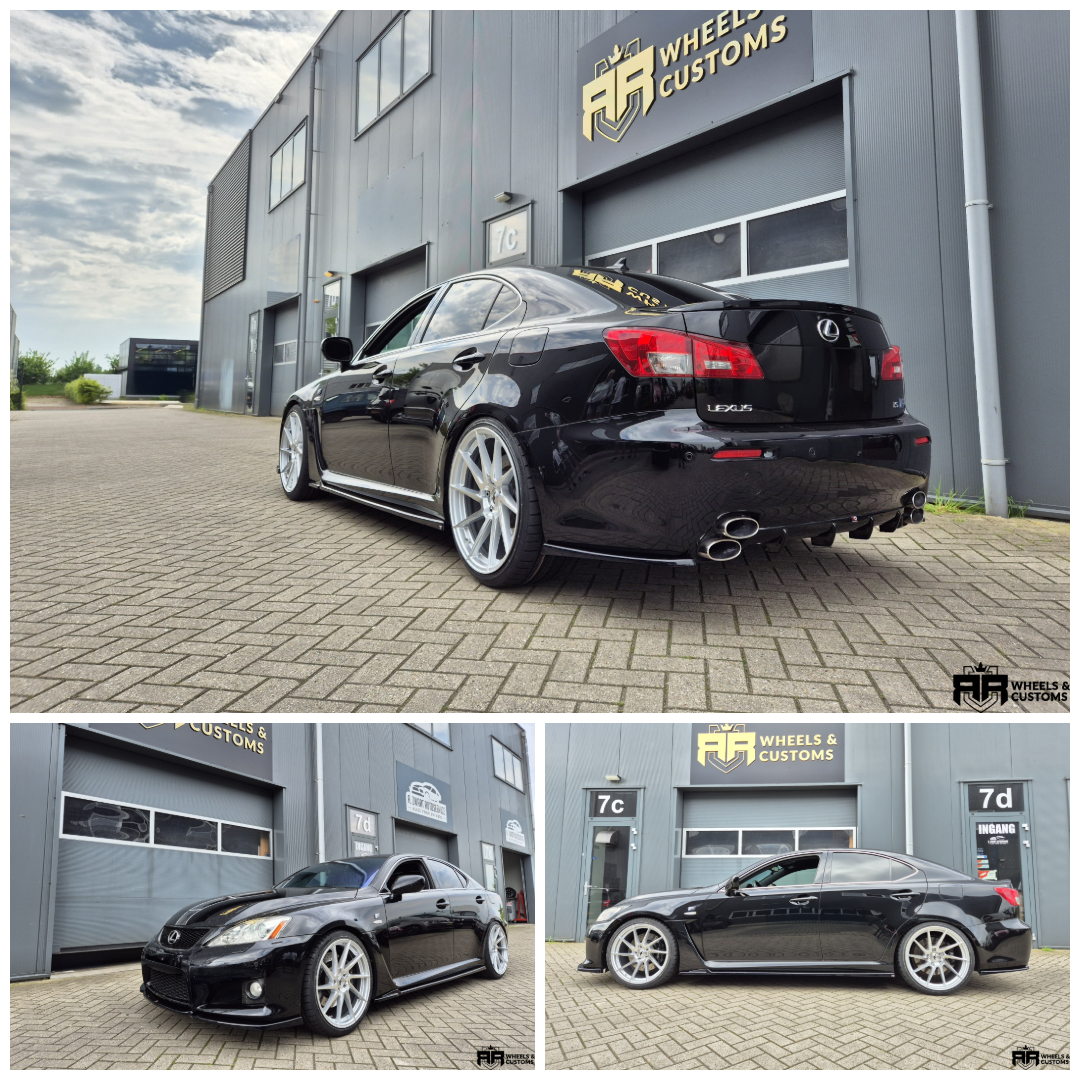 Lexus IS F - 20 inch Japan Racing JR36 Silver - 9J ET38 + 10.5J ET45