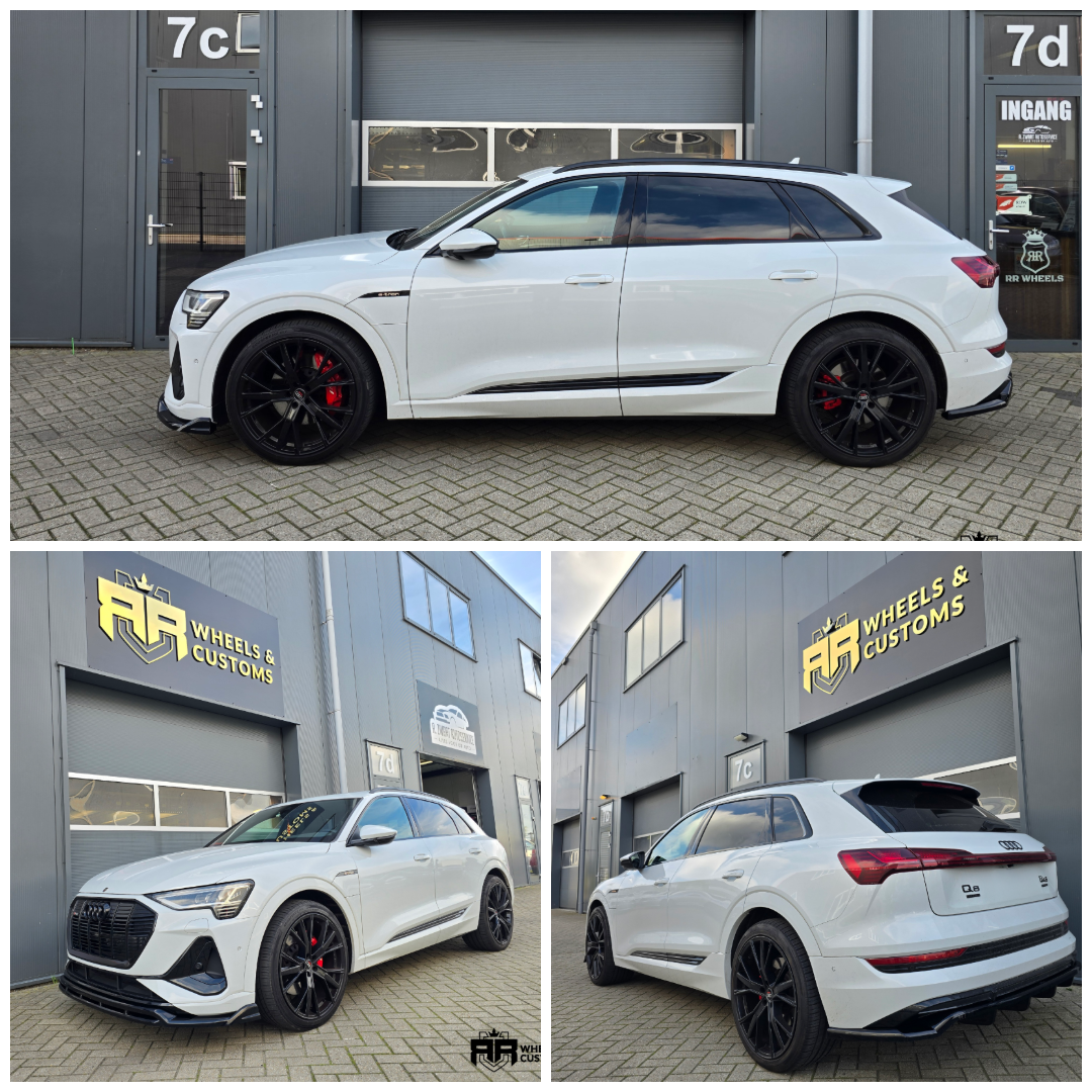 Audi Q8 E-Tron voorzien van Maxton Design onderdelen