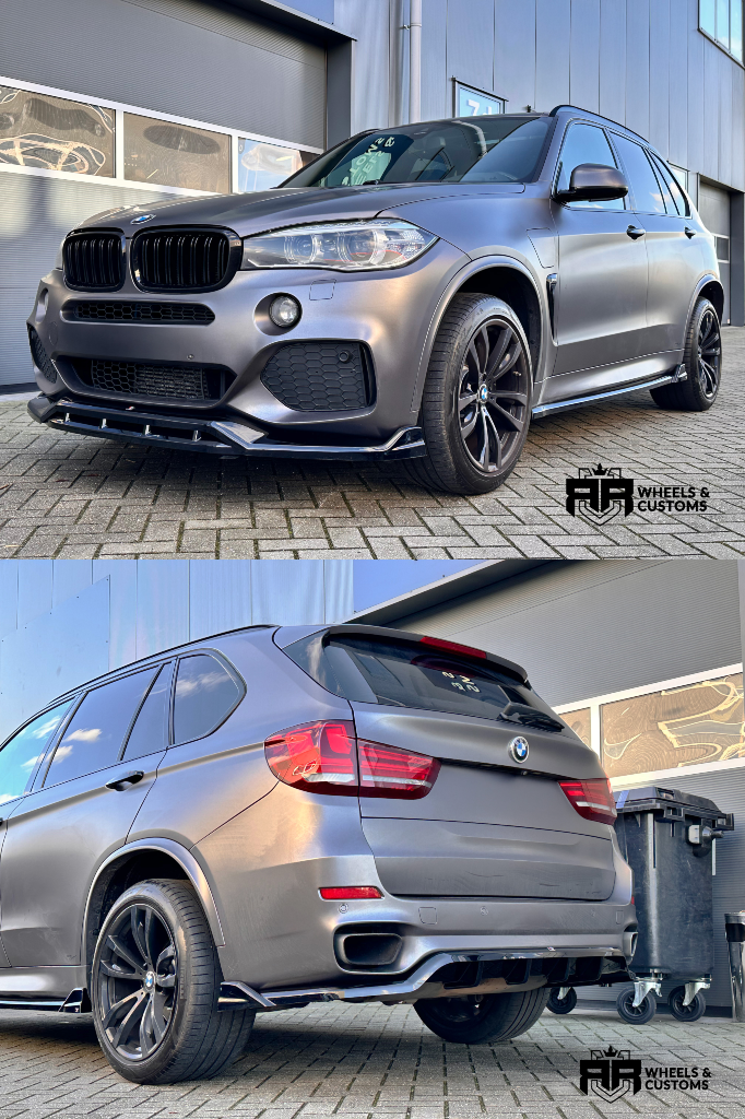 Side Skirts Diffusers V.2 BMW X5 M-Pack F15 / Side Skirts Central Rear Splitter (with vertical bars) BMW X5 M-Pack F15 / Diffuser Front Splitter V.3 BMW X5 M-Pack F15 / Bumper Lip