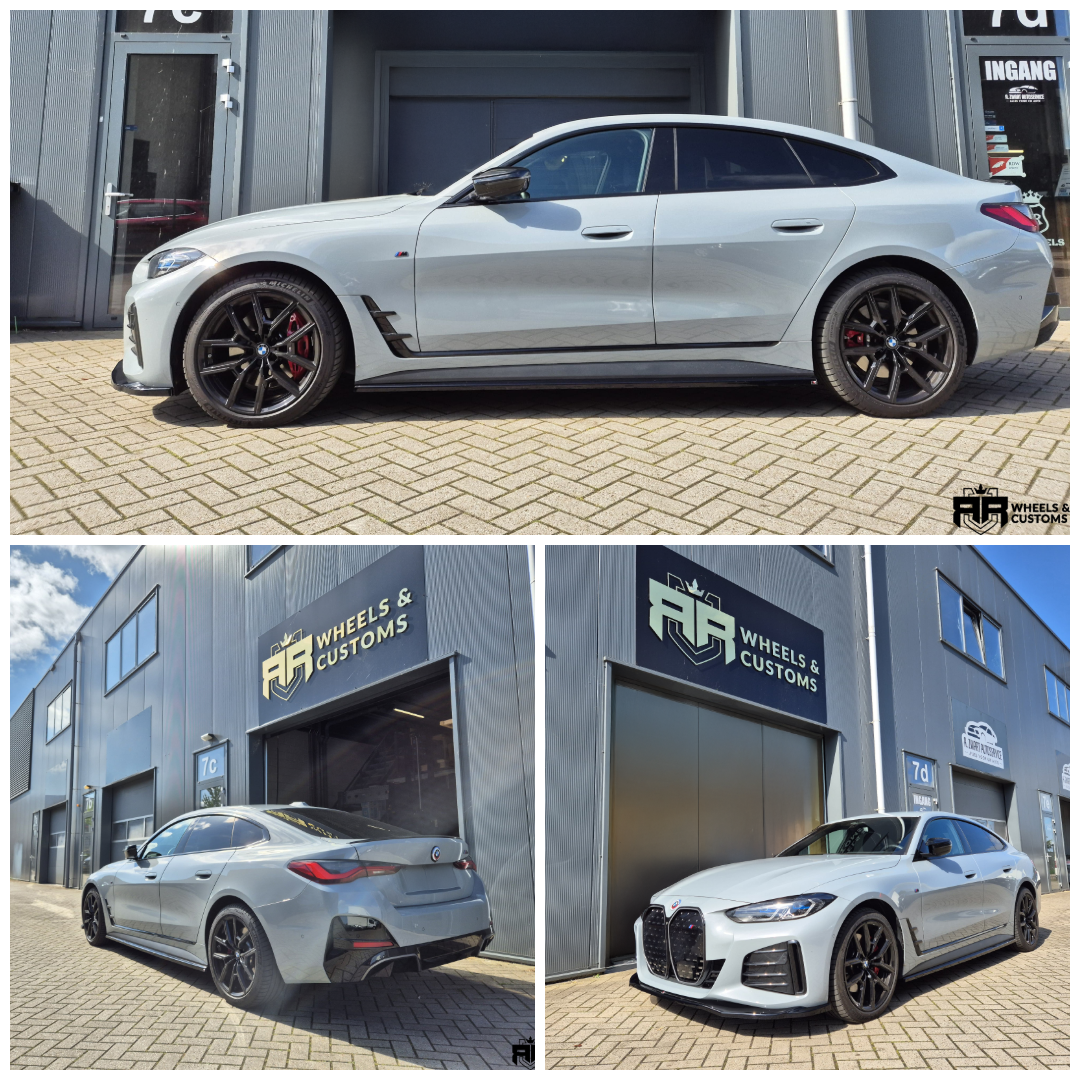 BMW 4 serie G26 Grand Coupe voorzien van Maxton Design onderdelen