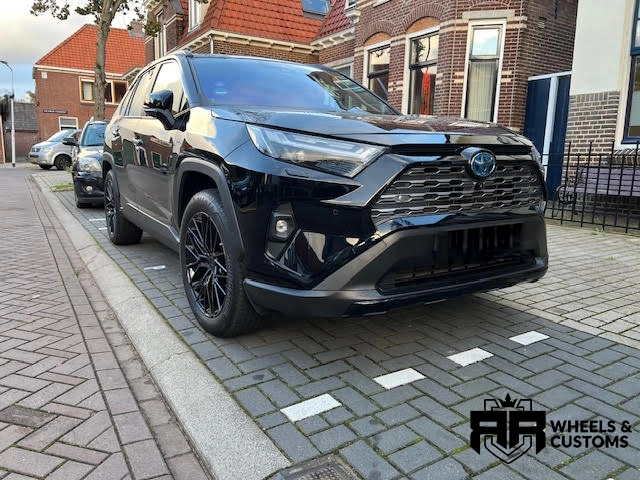 Toyota Rav4 - Japan Racing JR38 Black Machined Tinted Face 