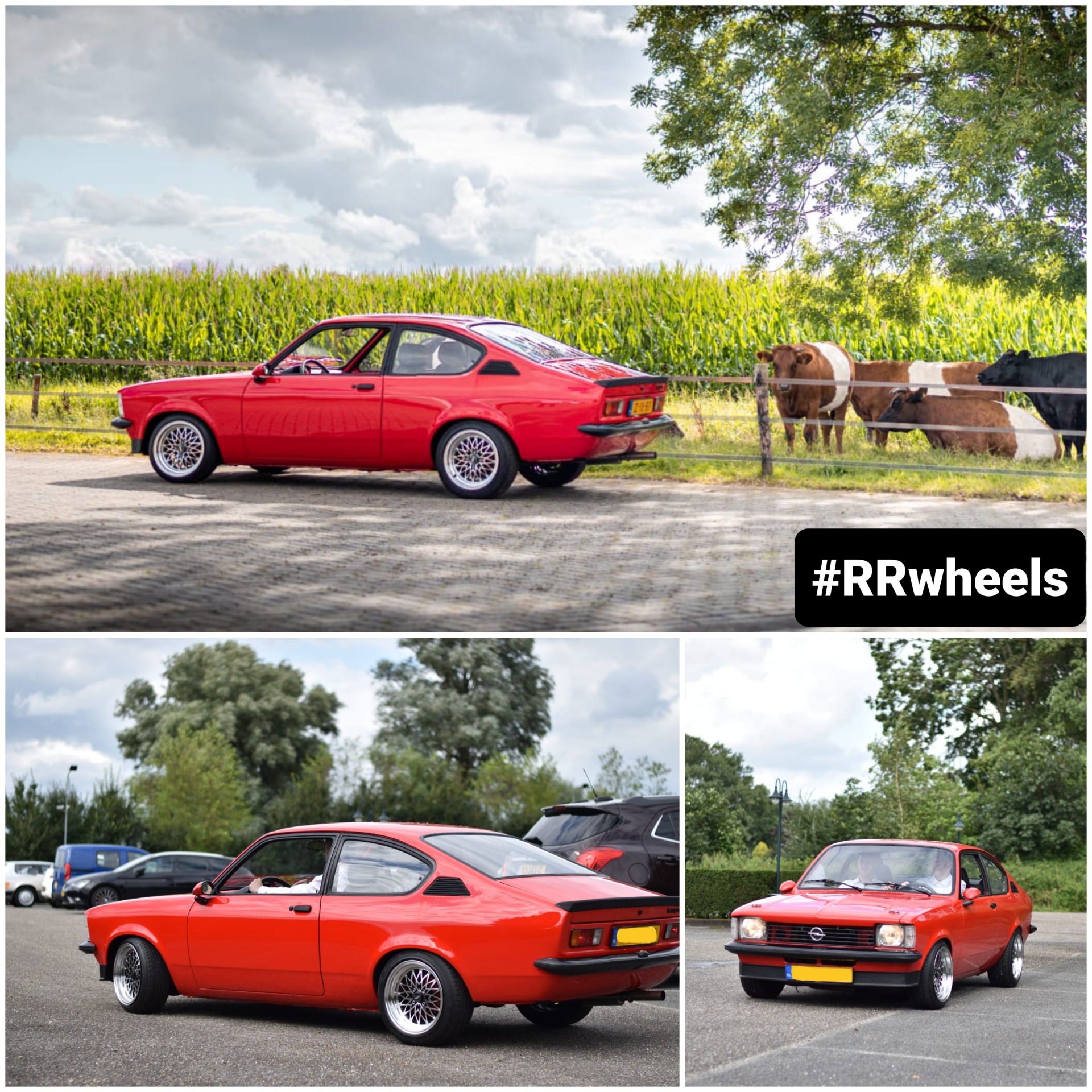 Opel Kadett - 15 inch Romax Glowstar - 4x100 8J ET20