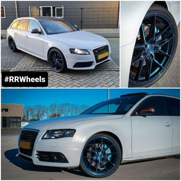 Audi S4 (B8 / Combi) - 20 inch Riviera RF107 Aqua Brushed - 5x112 8.5J ET35.