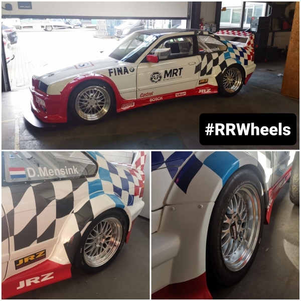 BMW E36 - 18 inch ESR SR05 Hyper Silver - 5x120 9.5J ET35 + 10.5J ET22.