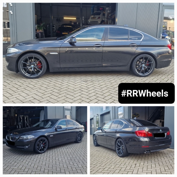 BMW 5 serie F10 - 20 inch  JF Luxury - DH7 series - Dark Gun Metal - 5x120 8.5J ET35 + 10J ET45.