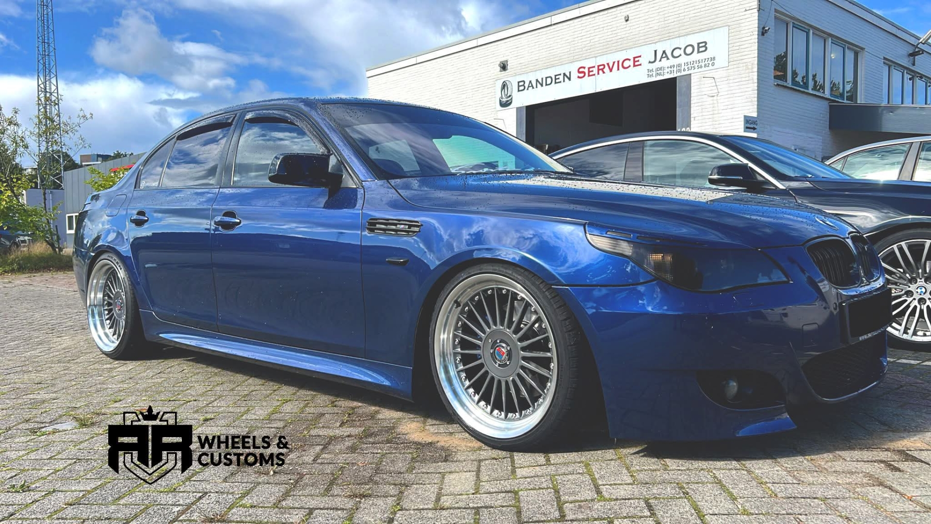 BMW 5 serie E60 - 19 inch YKW Wheels Y9670 - Carbon Grey Machined Lip - 8.5J ET20 + 10J ET25.