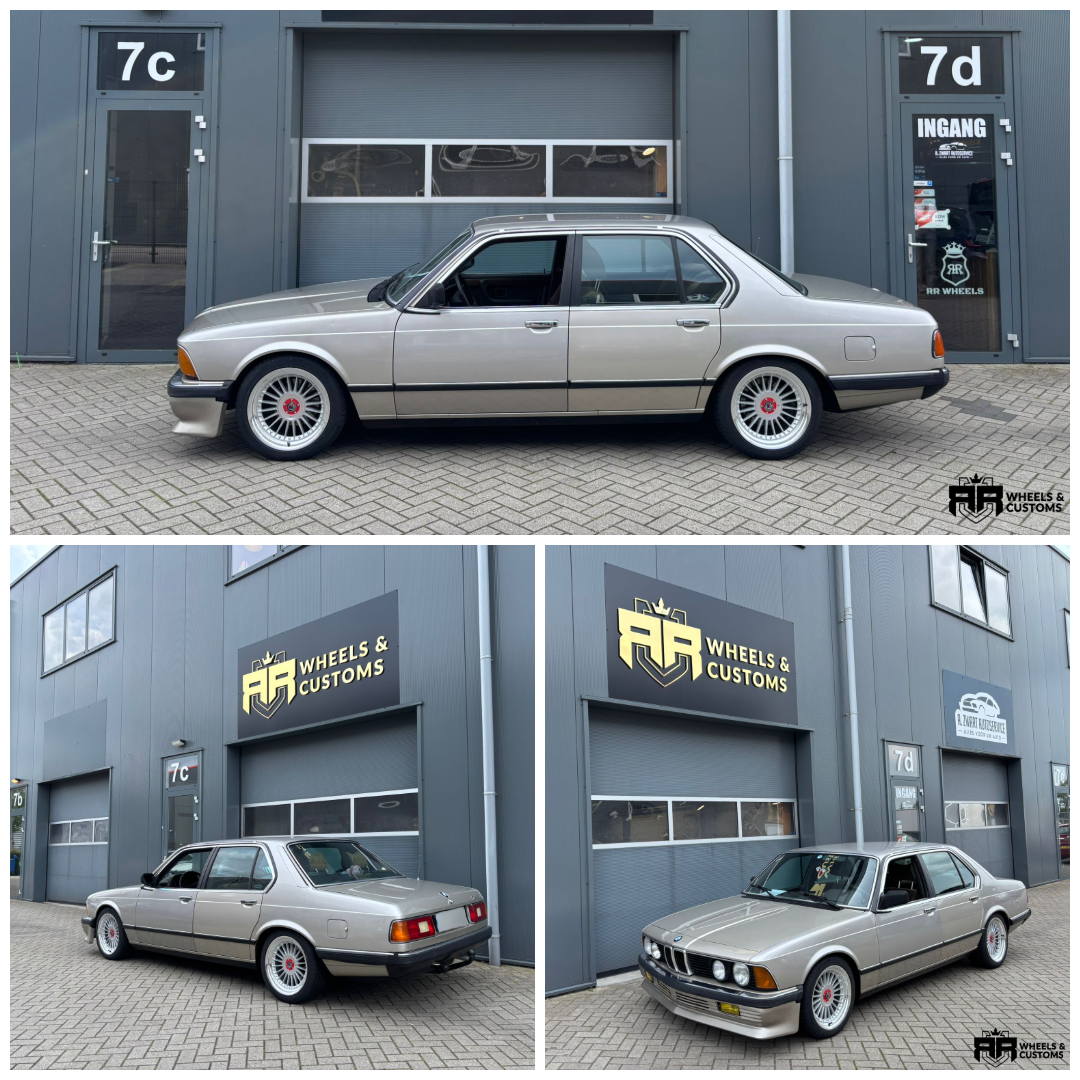 BMW 7 serie E23 - 17 inch Alpina Style Silver + Polished lip - 5x120 8J ET20