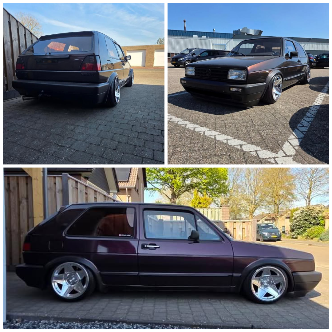 Volkswagen Golf 2 - 16 inch 3SDM Silver Cut - 9J