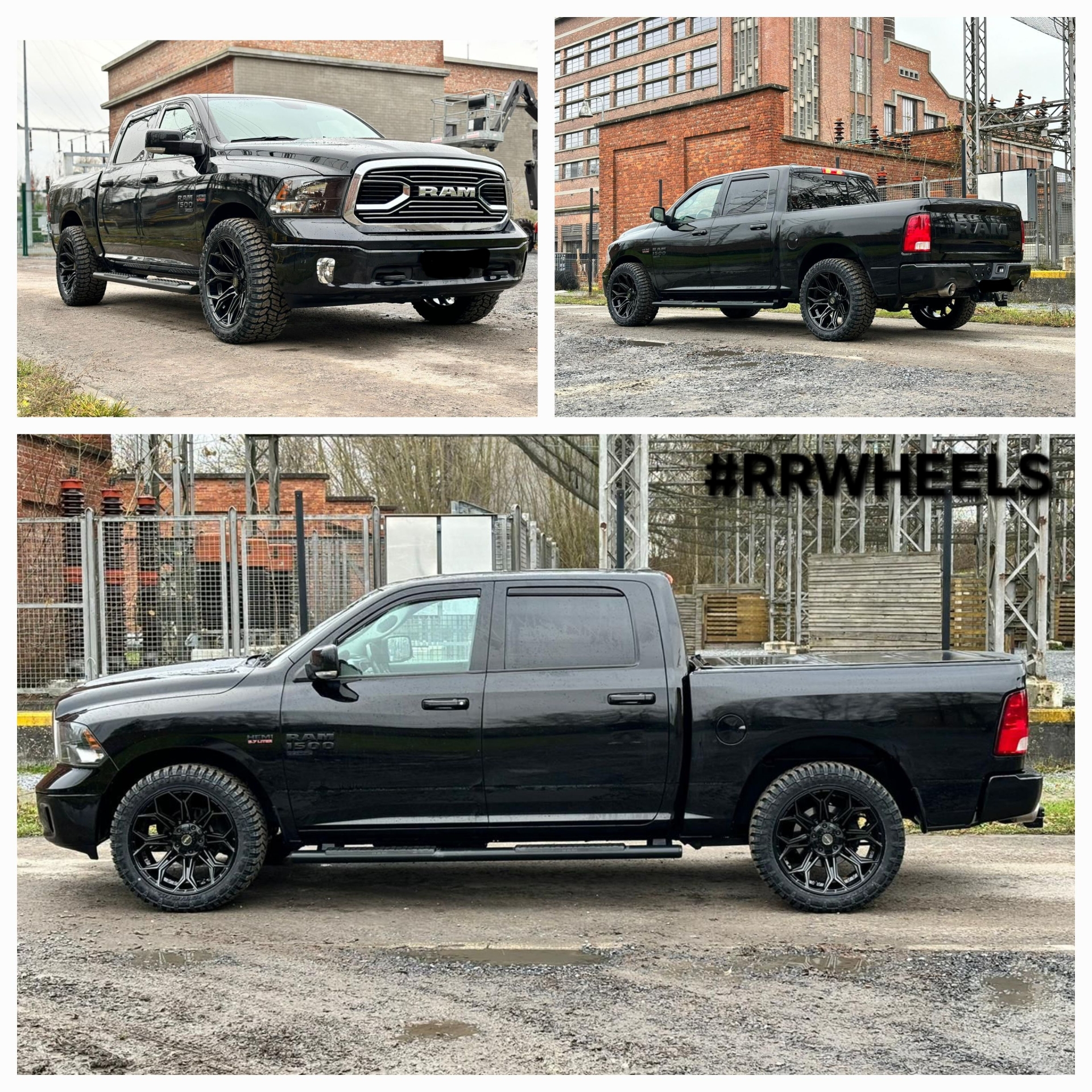 Dodge Ram 2022 - 22 inch 4play Wheels 4P83 Brushed Black - 10J ET18