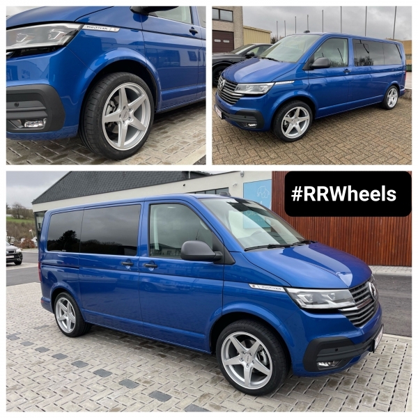 Volkswagen Transporter T6.1 Multivan - 19 inch Rotiform WGR Gloss Silver - 5x120 8.5J ET35