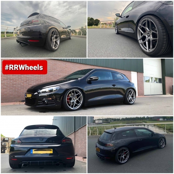 Volkswagen Scirroco - 19 inch Japan racing JR34 - 5x112 8.5J ET30 + 9.5J ET40