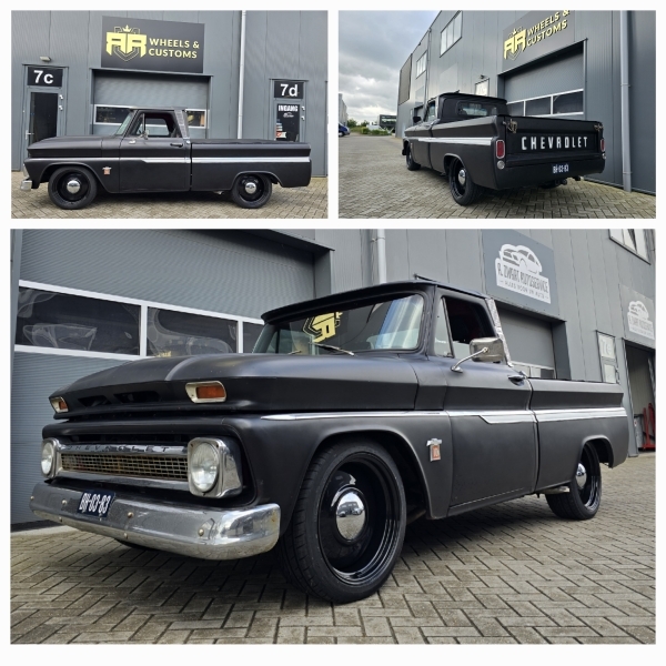 Chevrolet C10 1965 - 20 inch CIM Wheels Smoothies gemonteerd - 9J