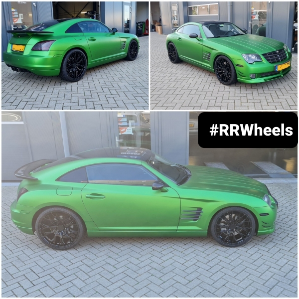 Chrysler Crossfire 3.2i - 19 + 20 inch Concaver CVR1 - Platinum Black - 5x112 8.5J ET30 + 10J ET20